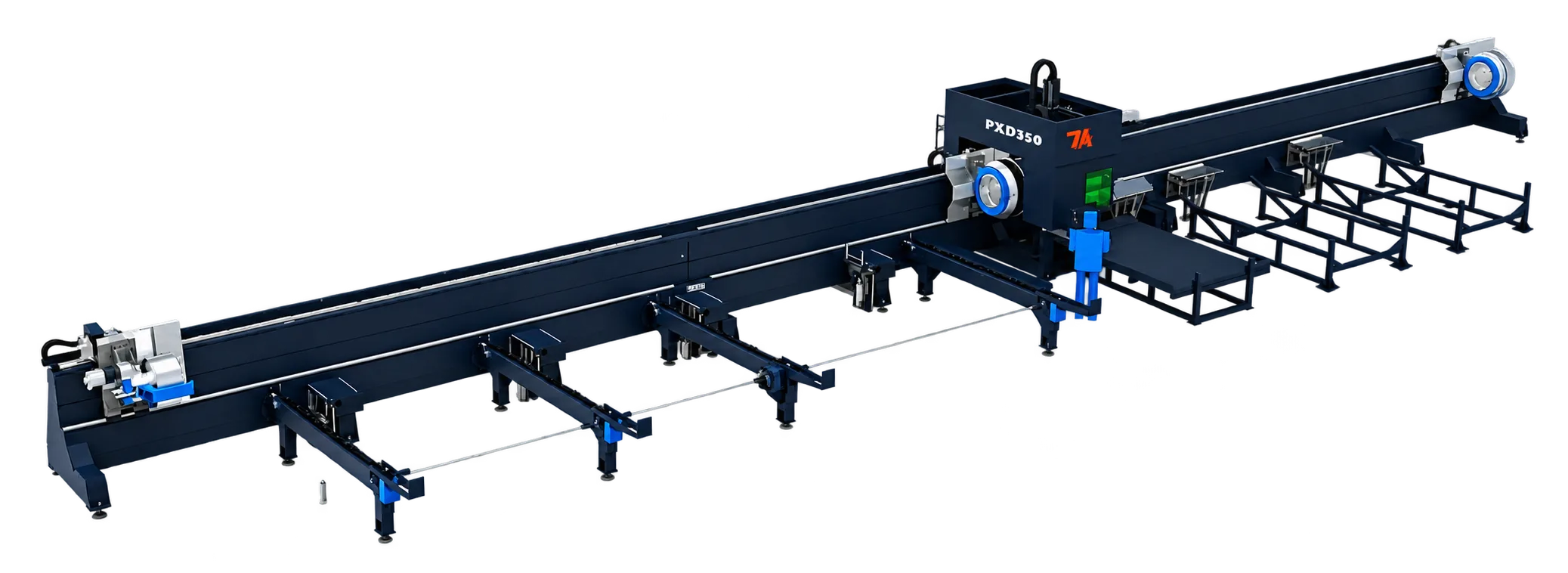 TY-28025 Visualisierung der Drei-Futter-Laser-Rohrschneidemaschine