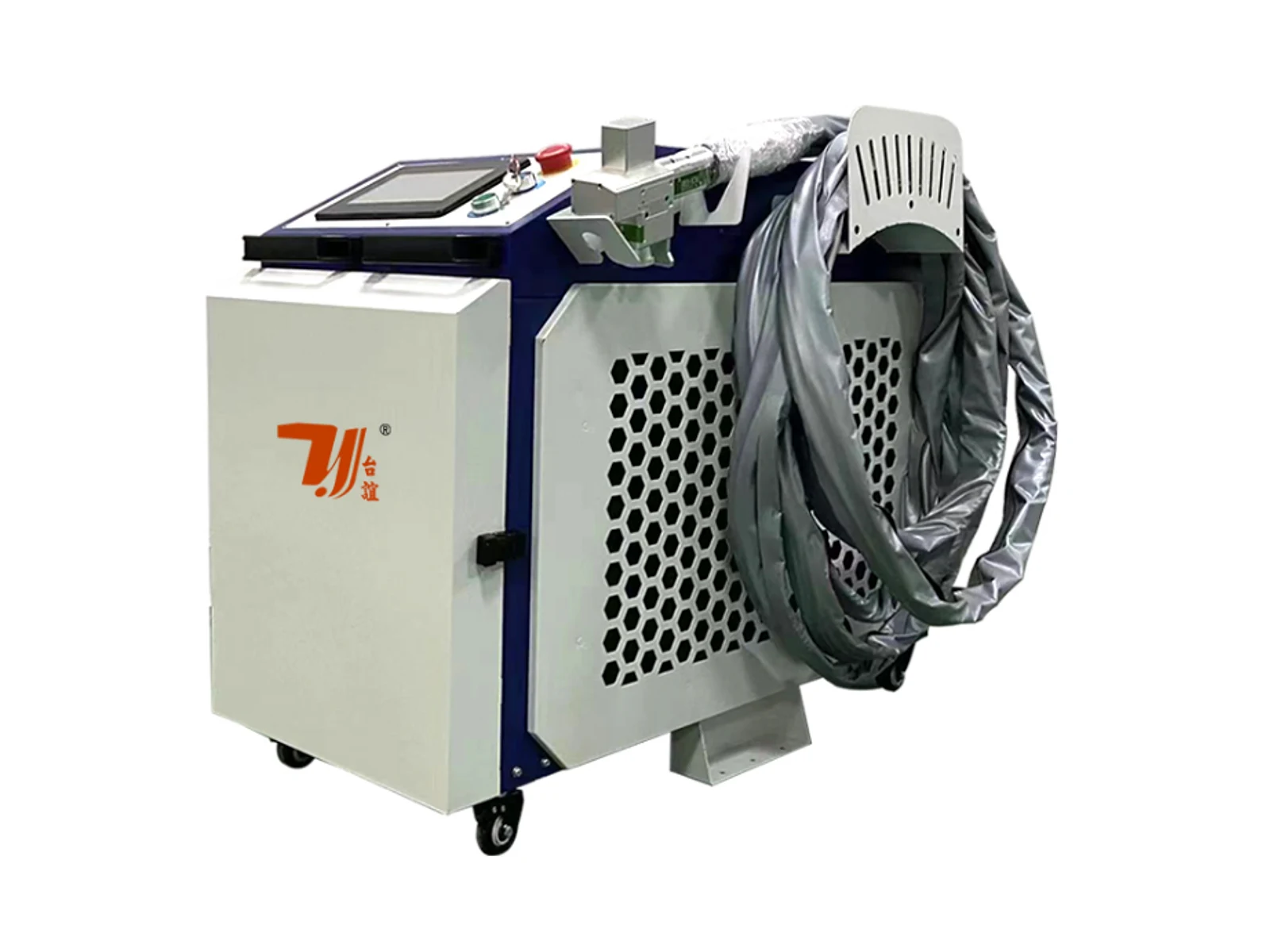 TY-HS1022 blau-weiße wassergekühlte kontinuierliche Laserreinigungsmaschine unter 3000 W