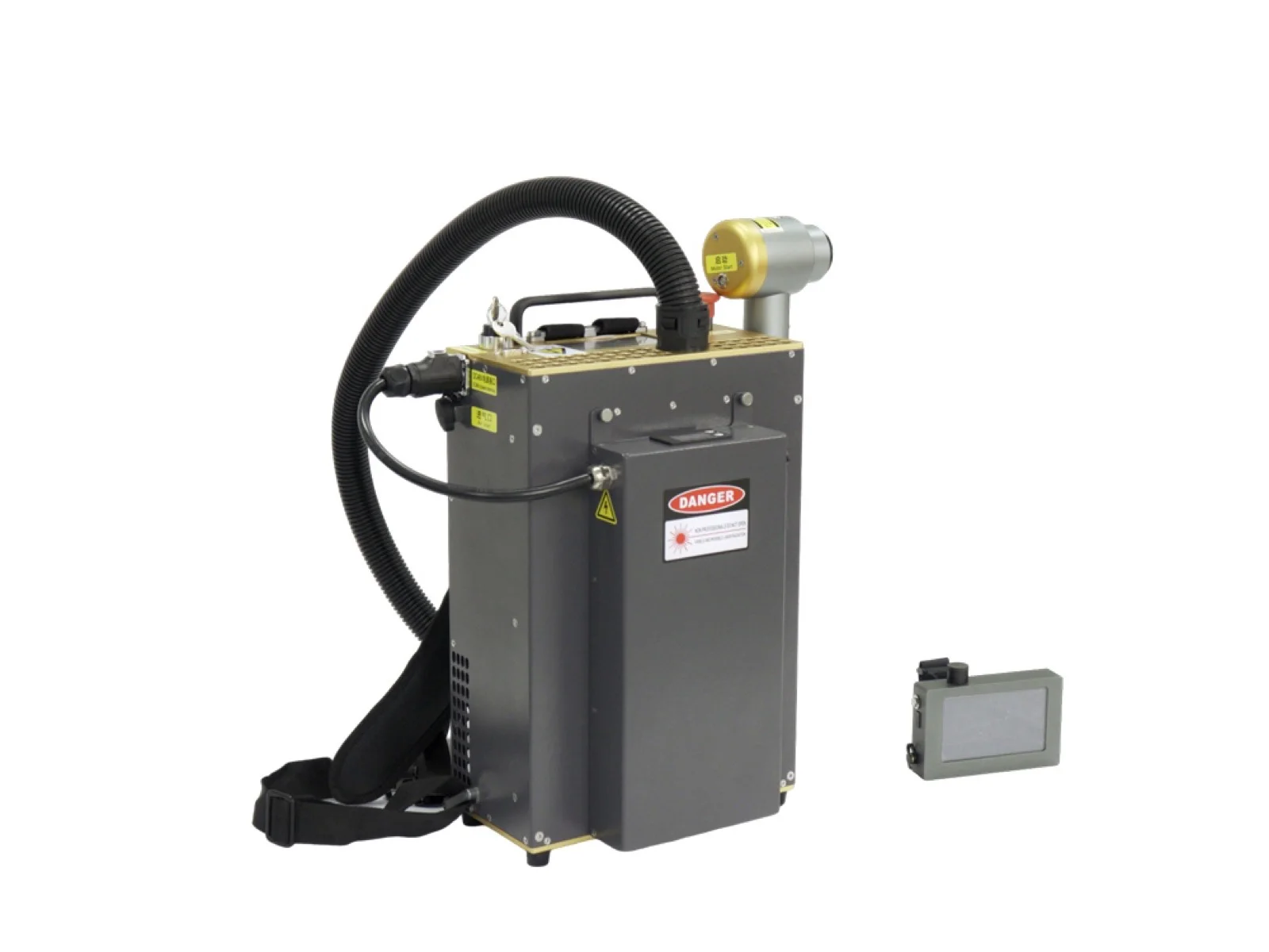 TY-QX1019 Rucksack-Multimodus-Puls-Lasereinigungsmaschine mit Schultergurten und Steuerbildschirm