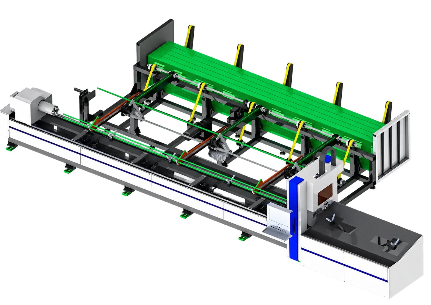 TY-S120-G Visualisierung der vollautomatischen Laser-Rohrschneidemaschine