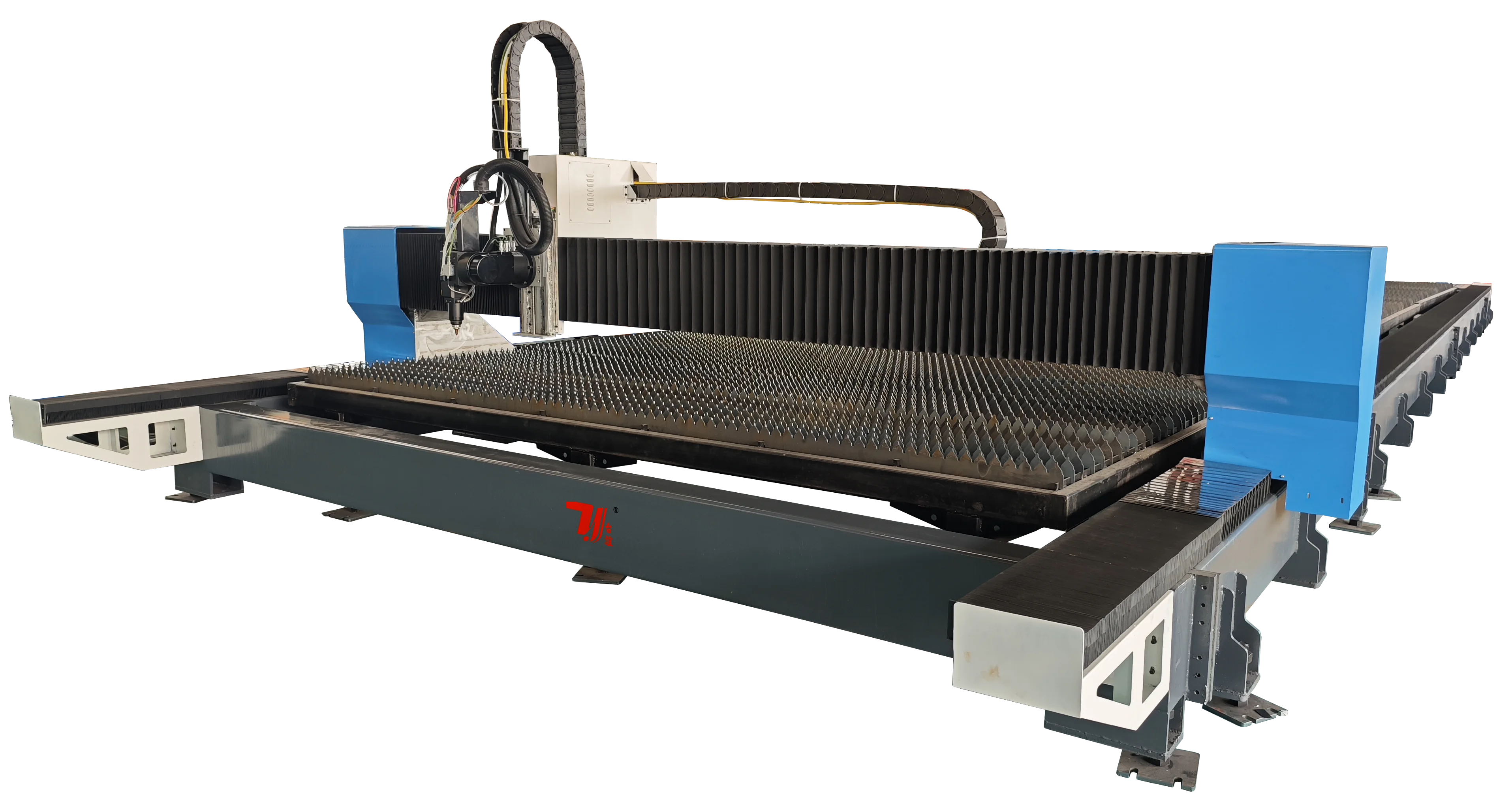 DDG Serie Bodenschienen-Faserlaser-Schneidemaschine