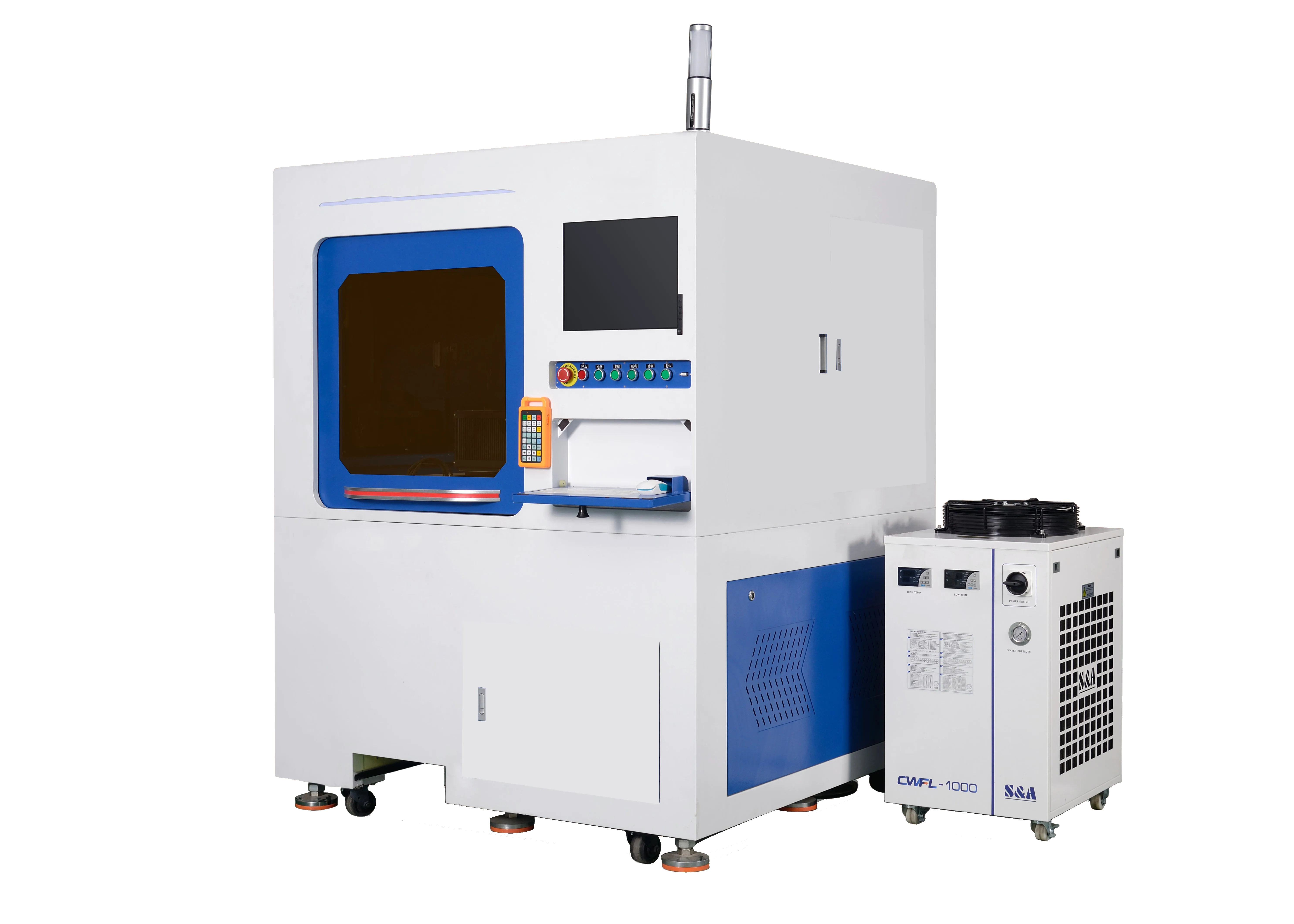 TAIYI Kleinformat-Präzisions-Faserlaser-Schneidmaschine mit geschlossenem Arbeitsbereich