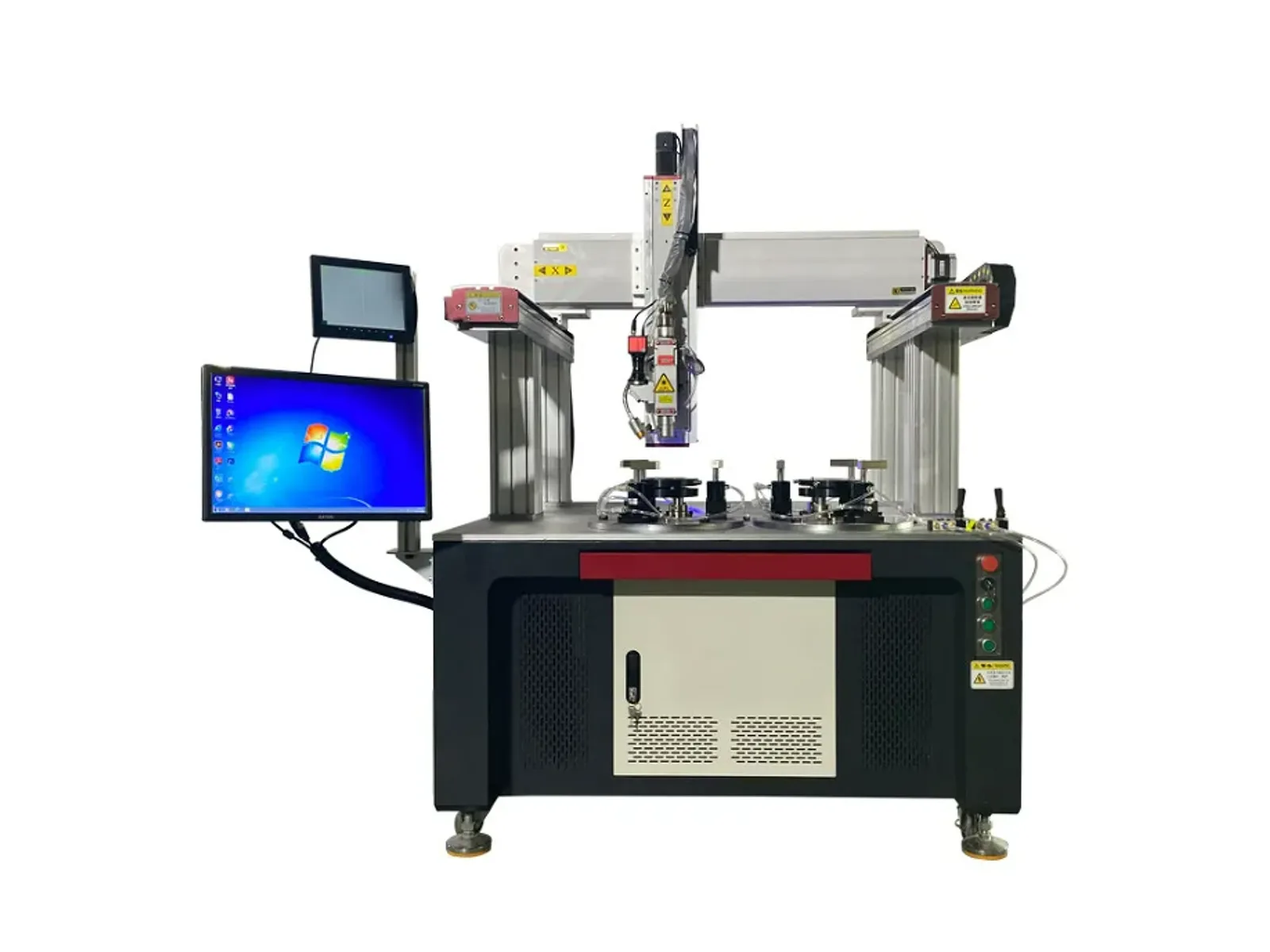 Portal-Automatik-Laserschweißmaschine mit Zweisäulenrahmen und Werkstückspanntisch